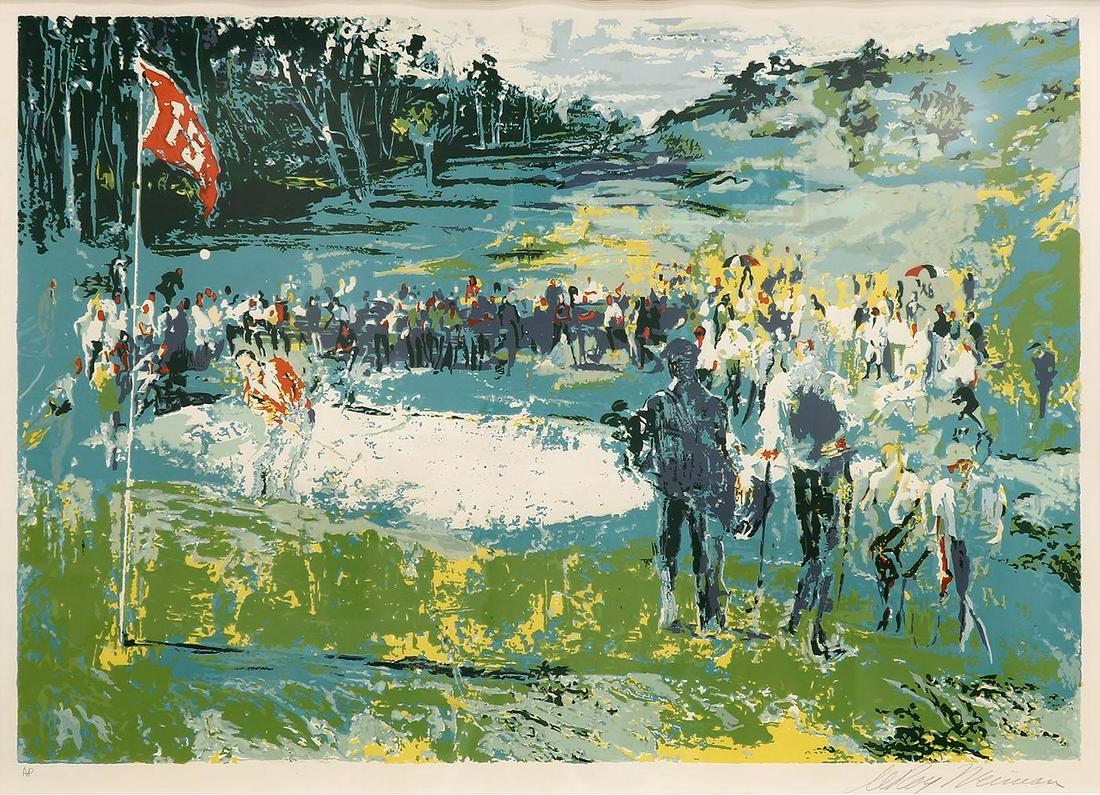Leroy Neimann (1921-2012) Golf Tournament Serigraph (1 of 3)