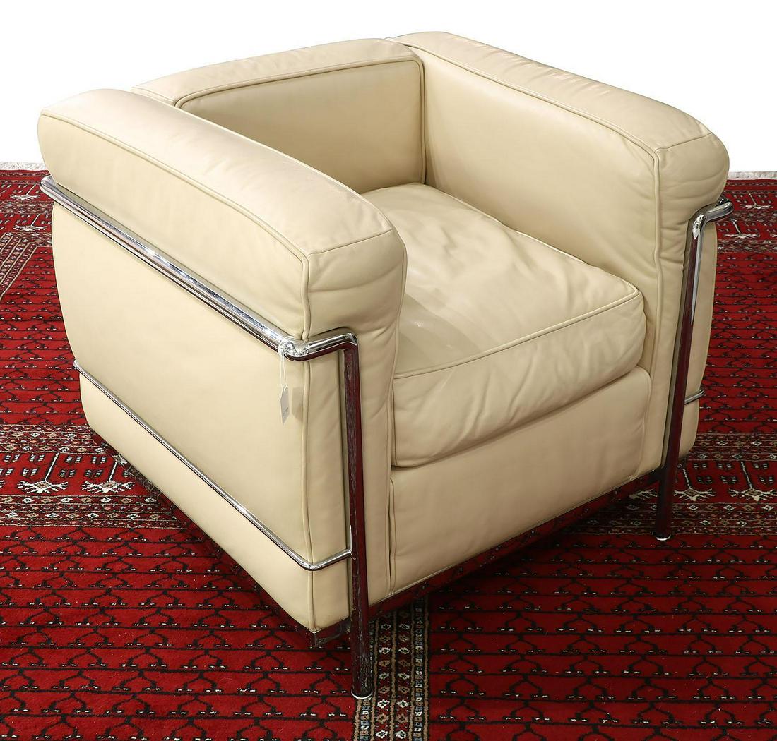 Cream Cassina LC2 Leather Arm Chair (1 of 5)