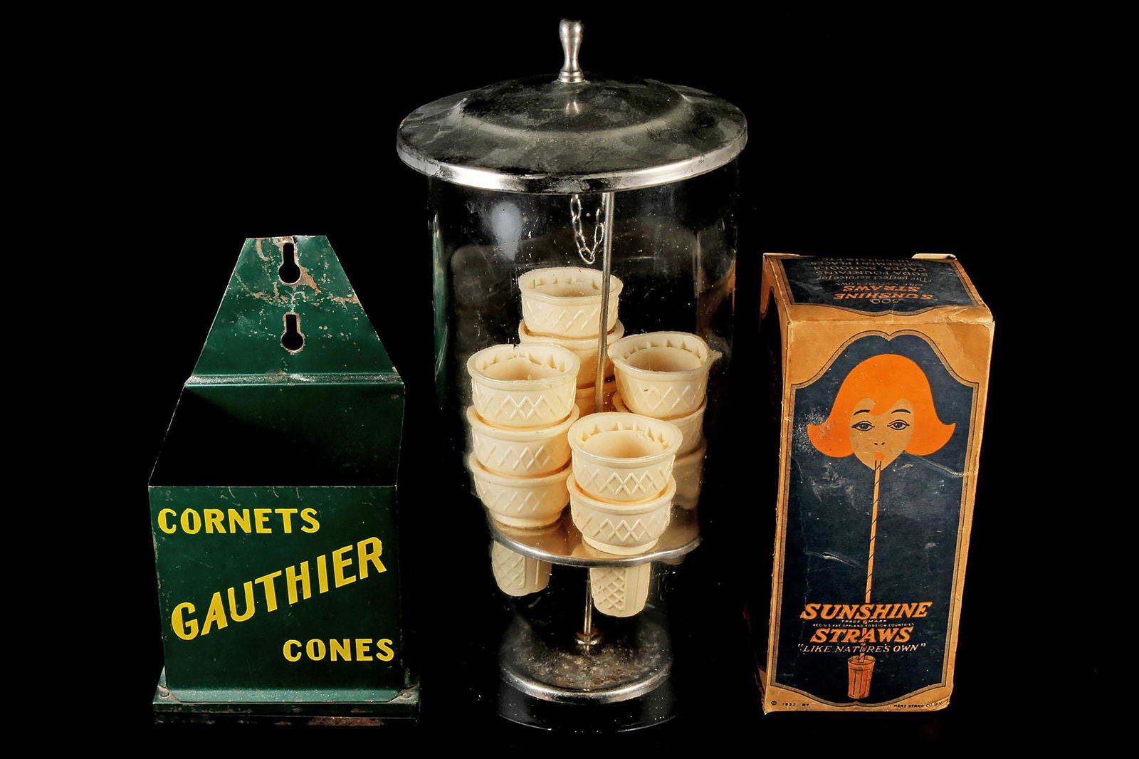 Vintage Ice Cream Shop Parlor Items (1 of 1)