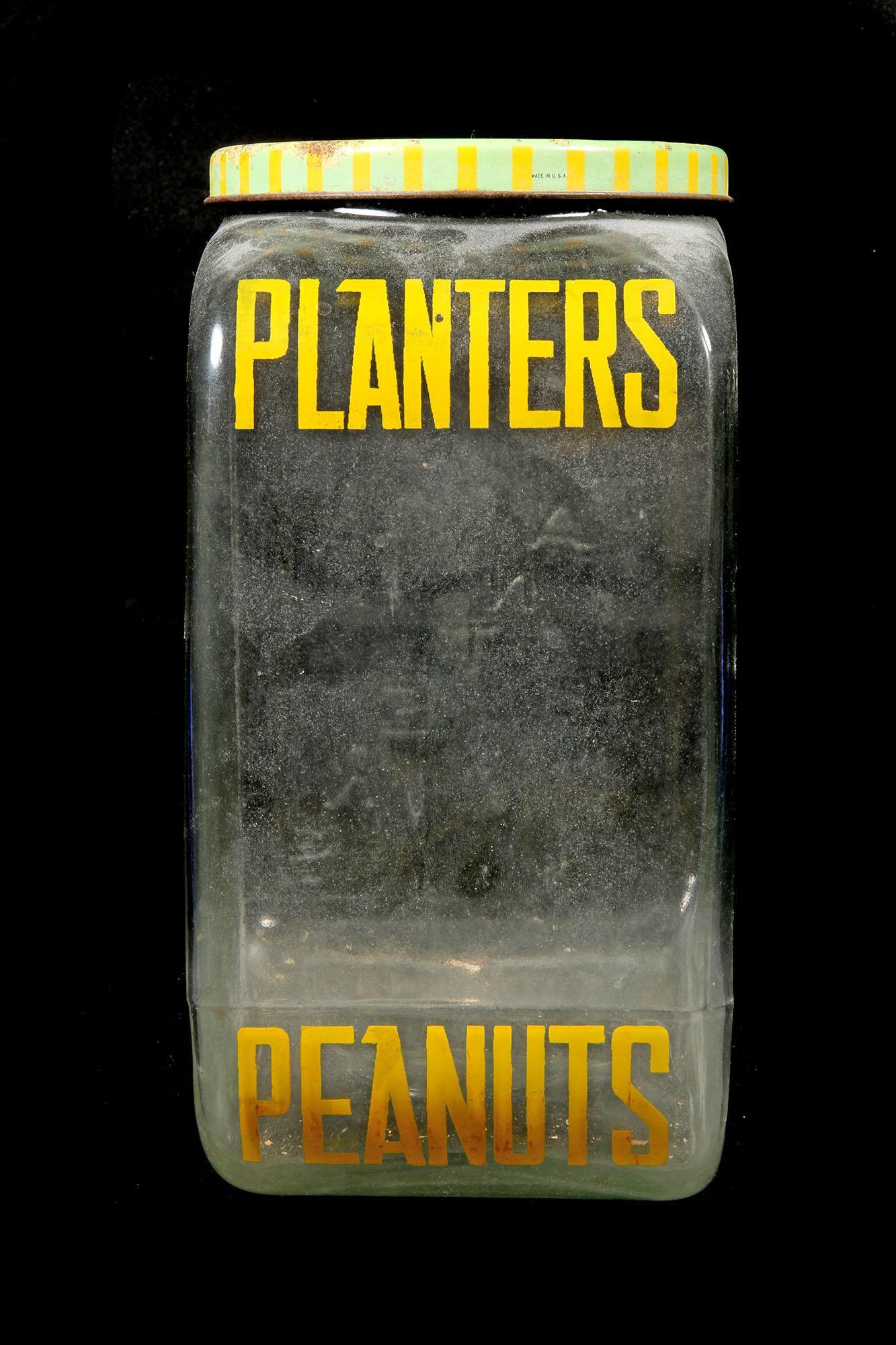 Vintage Depression Glass Planters Peanuts Counter Jar (1 of 2)