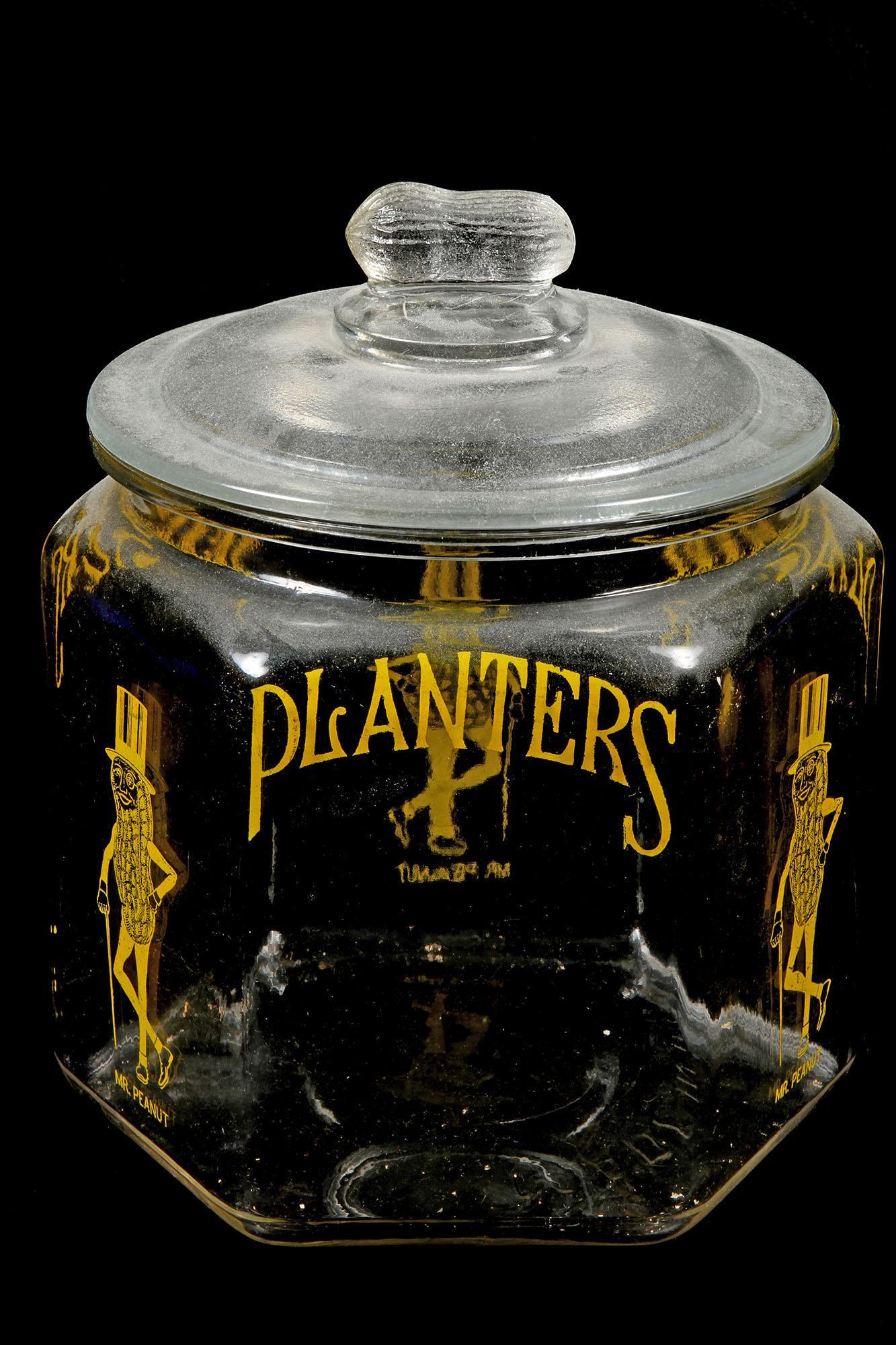 Vintage Depression Glass Planters Peanuts Counter Jar (1 of 2)