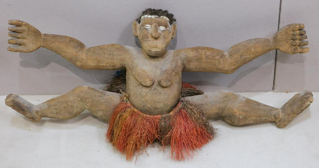 African Hand Carved Wooden Figure (1 of 4)