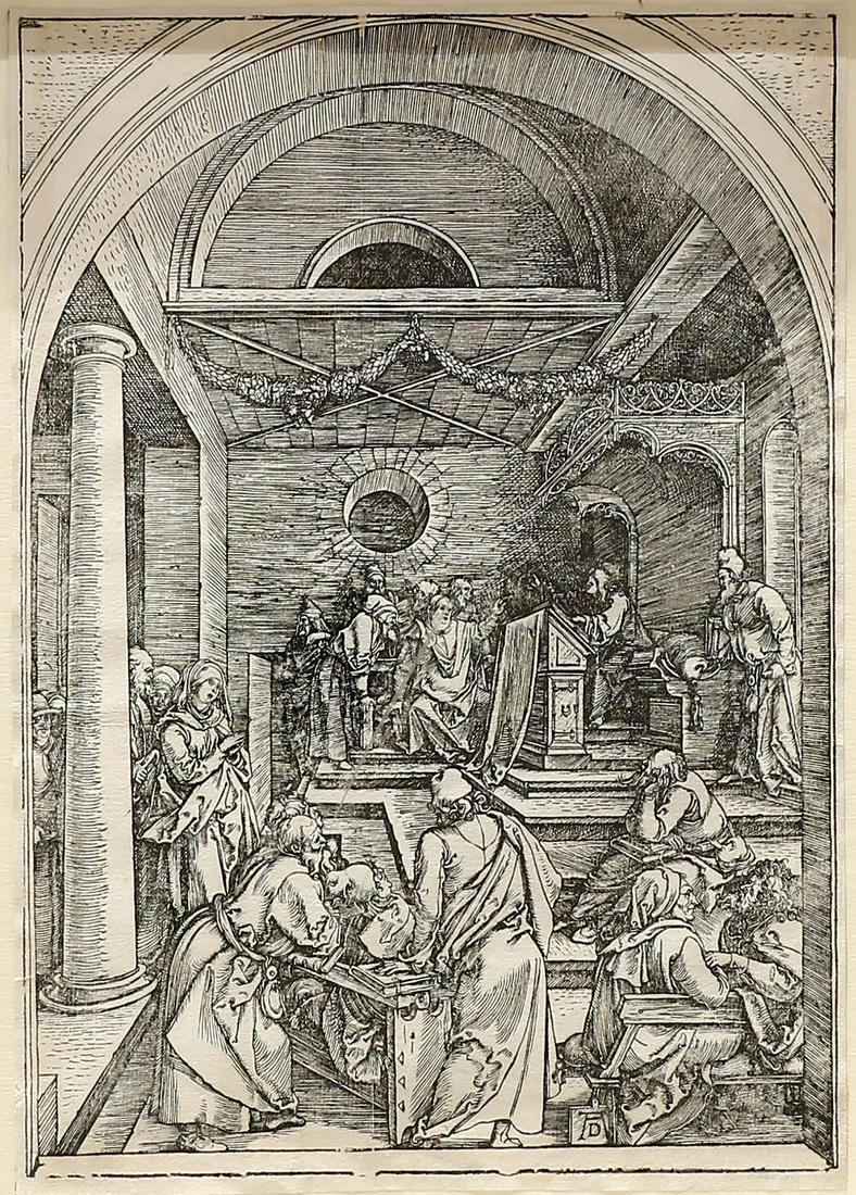 Albrecht Durer (1471-1528) Christ Among the Doctors (1 of 4)