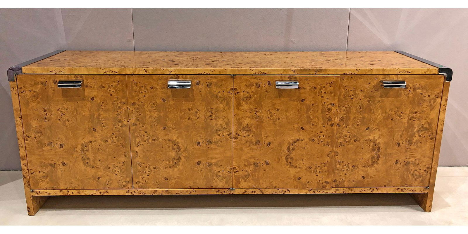 Leon Rosen Pace Burl Credenza (1 of 4)