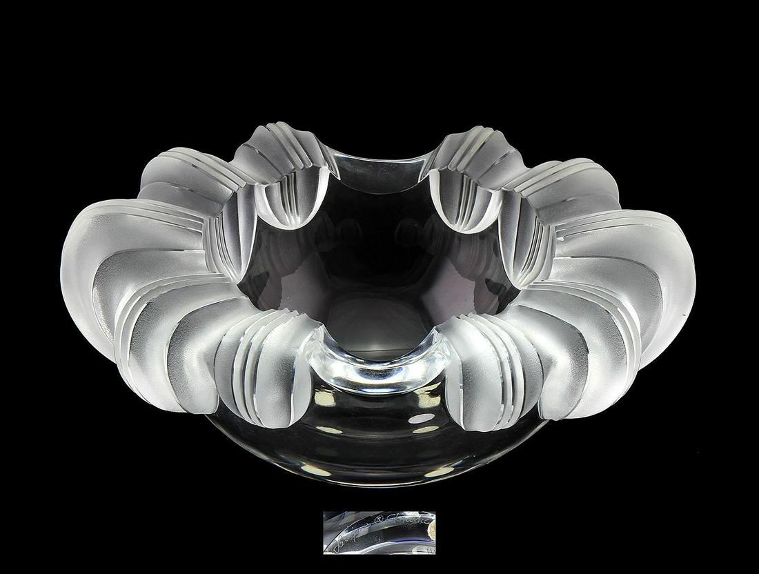 Lalique Heavy Frosted Candy Dish (1 of 1)