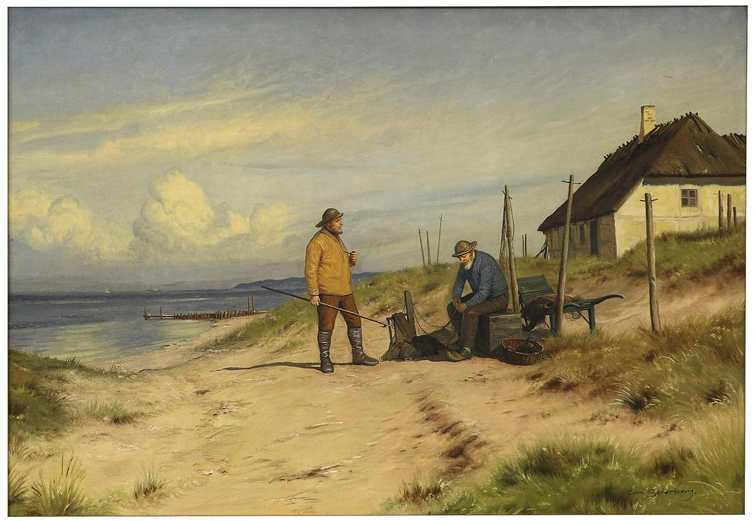 Carl Soderberg (Swedish, 1914 - 2001) Oil on Canvas (1 of 3)