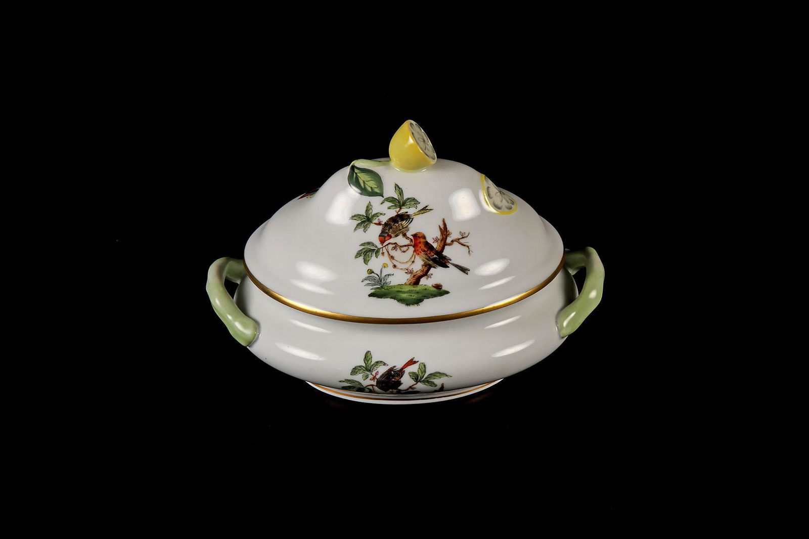 Estate Herend Small Covered Dish (1 of 4)