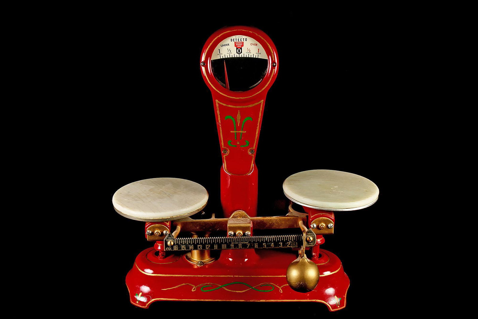 Antique Decorated Detecto Market Scale (1 of 2)