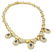 18K YG Pave Diamond and Sapphire Teardrop Necklace