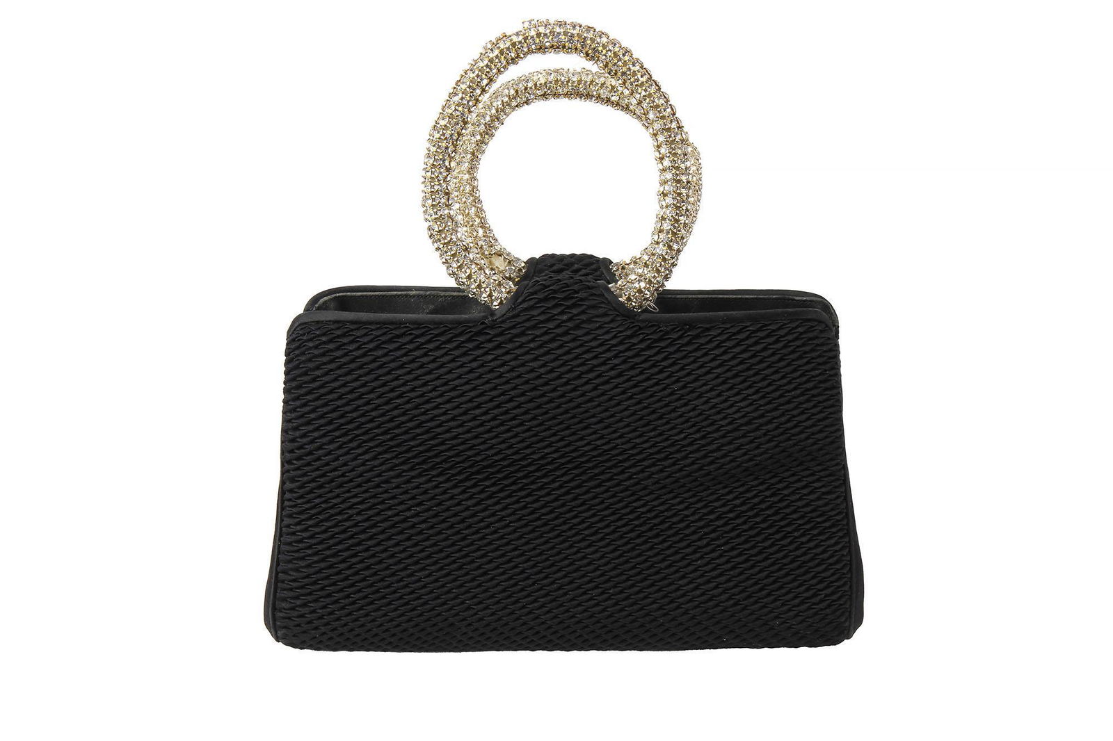 Judith Leiber Fabric and Crystal Evening Bag (1 of 3)