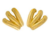 Vintage 18K YG Buccellati Triple Torchon Earrings