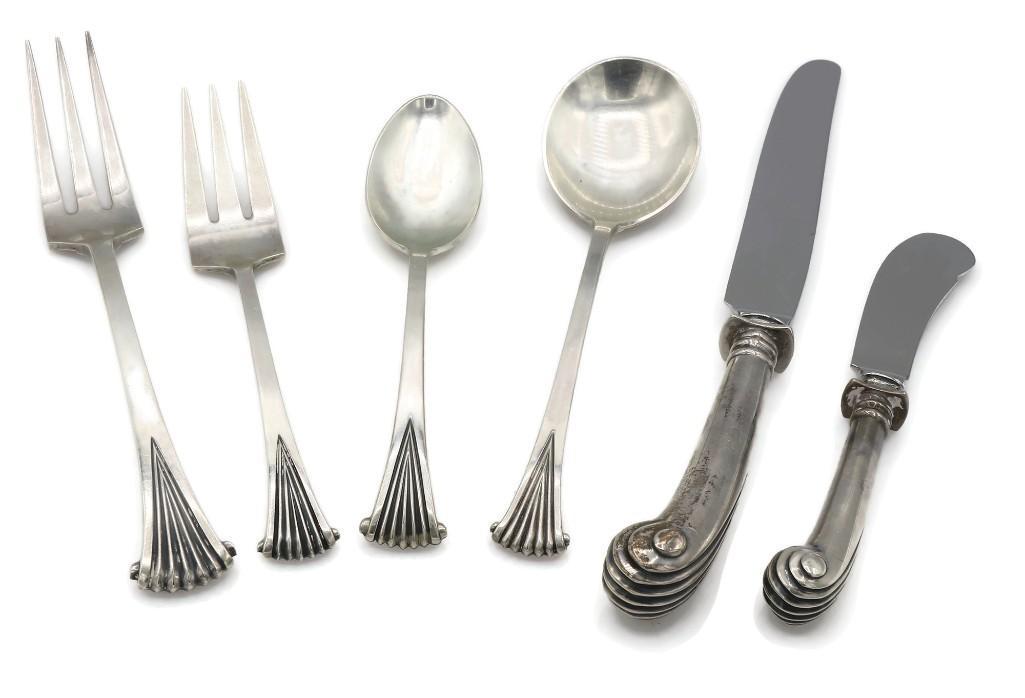 Tuttle Onslow Sterling Silver Flatware Set 36pcs (1 of 3)