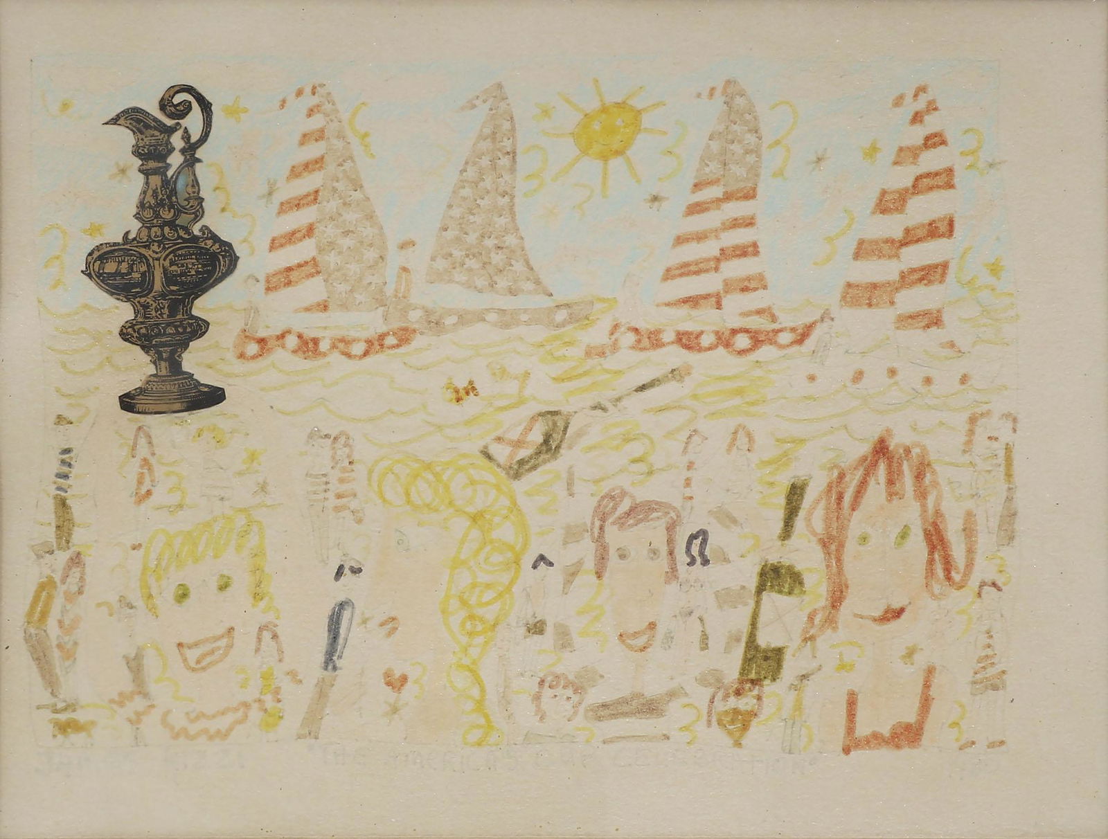 James Rizzi (American, 1950-2011) The American Cup (1 of 5)