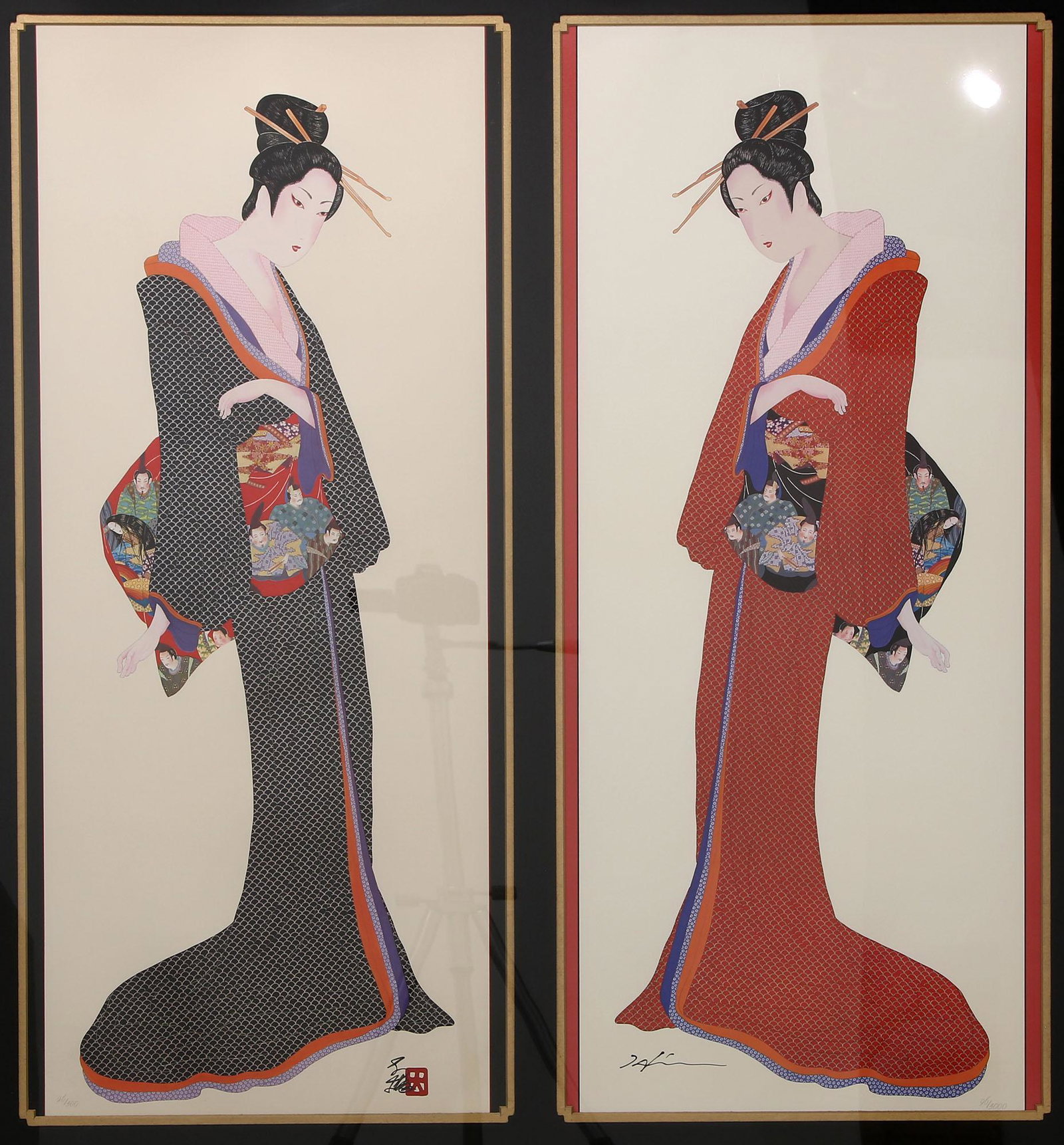 Hisashi Otsuka (Japanese B. 1947) Lady of the 36 Poets (1 of 7)