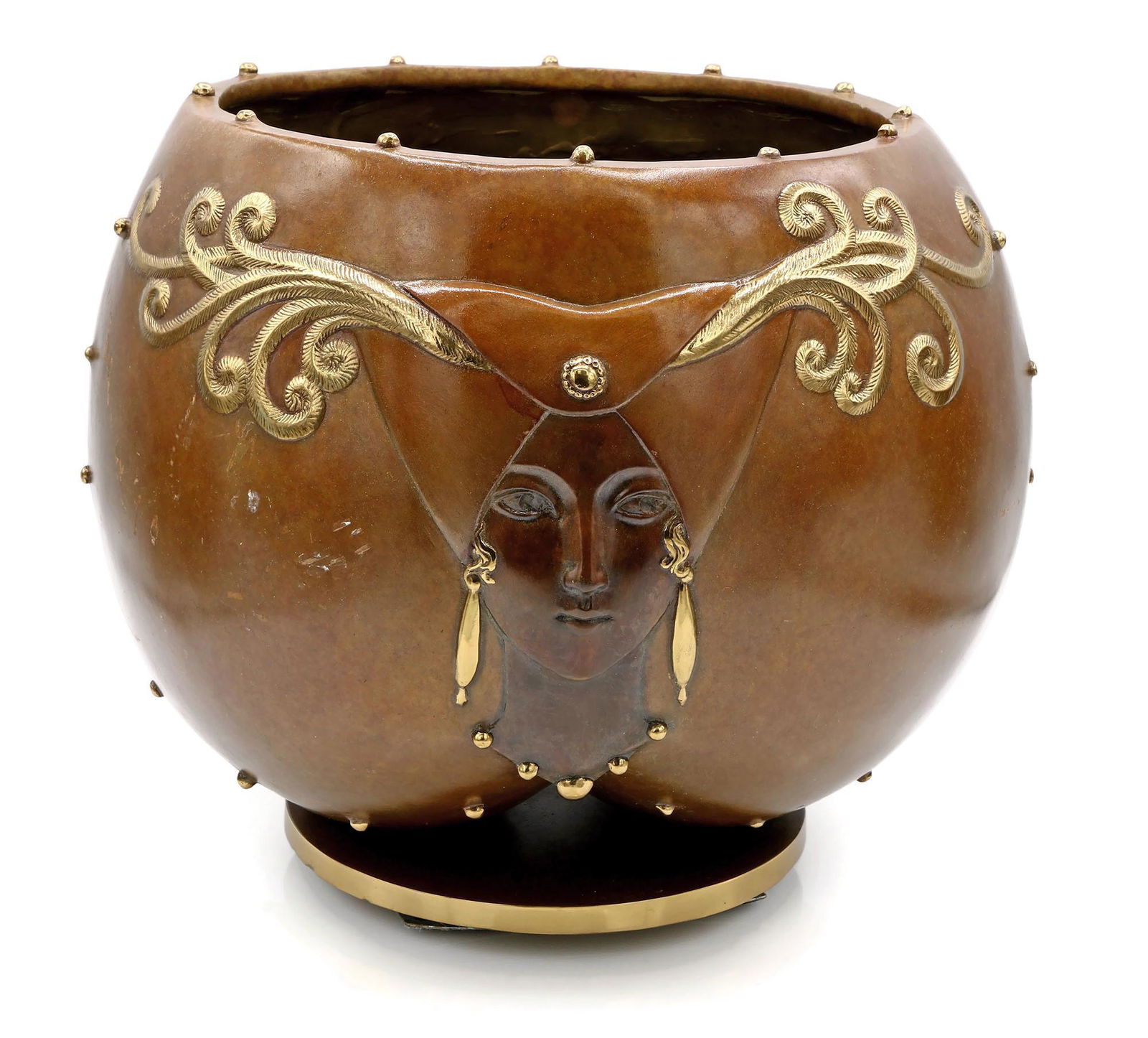 Erte Fruit of Life Bronze Bowl (1 of 5)