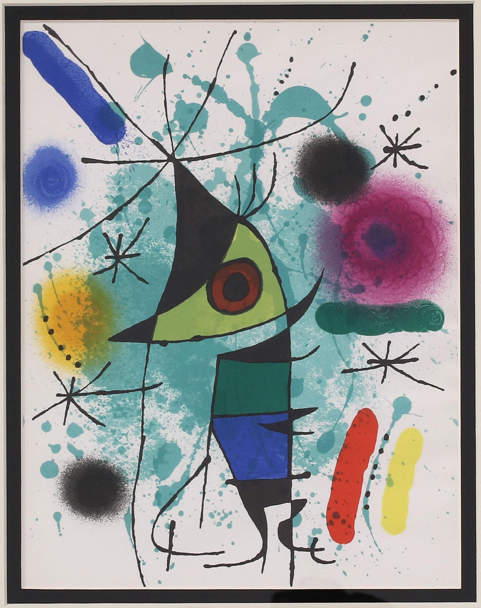 Joan Miro (Spanish, 1893-1983) Original Lithograph (1 of 4)