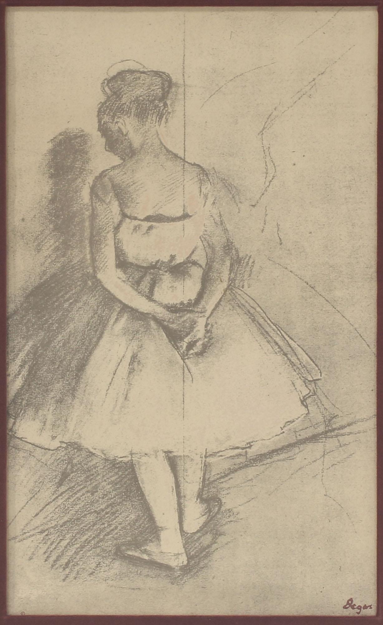 Edgar Degas (FRENCH, 1834-1917) Dancer Lithograph (1 of 4)