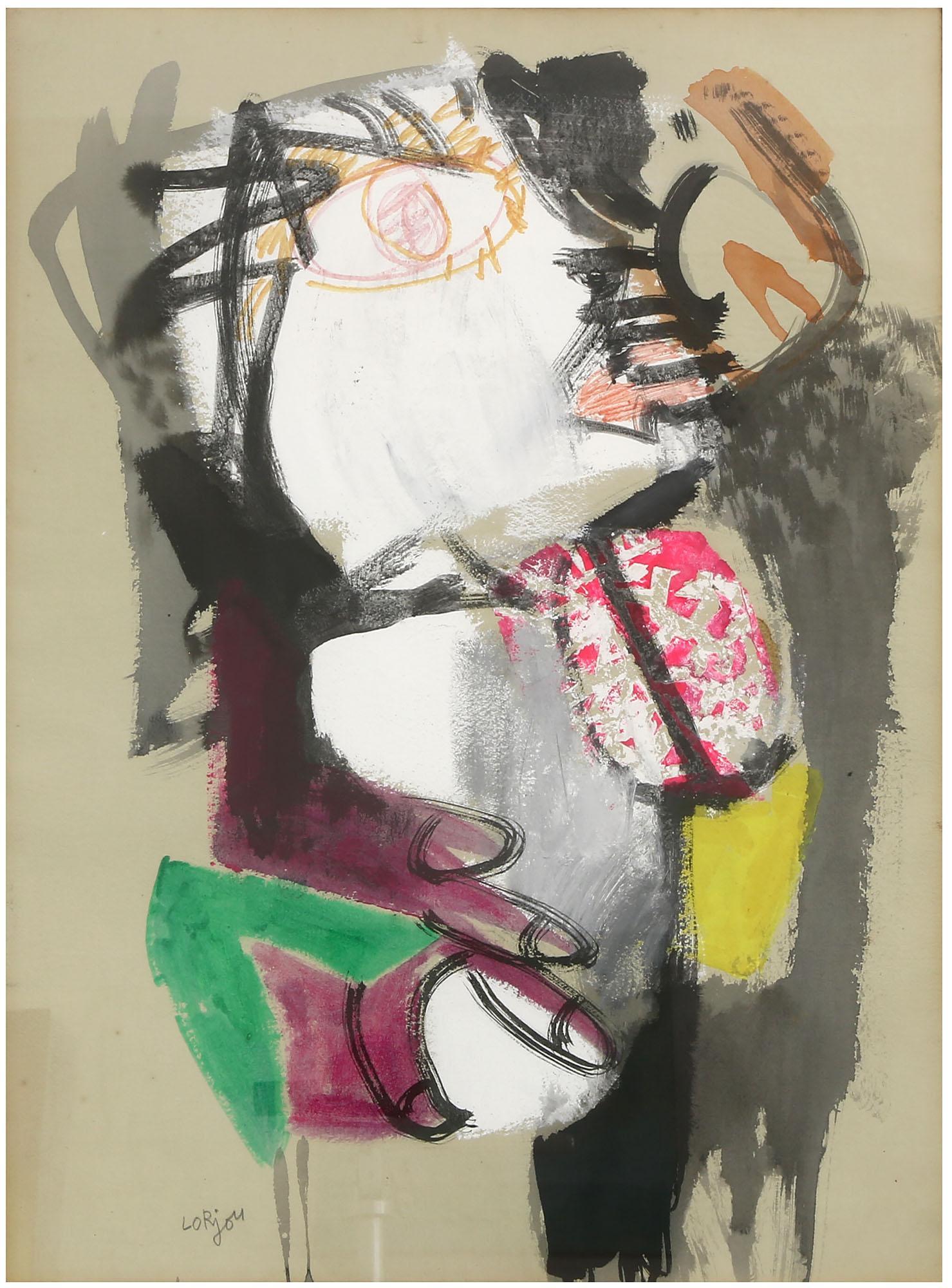 Bernard Lorjou (FRENCH, 1908â€“1986) Abstract (1 of 4)