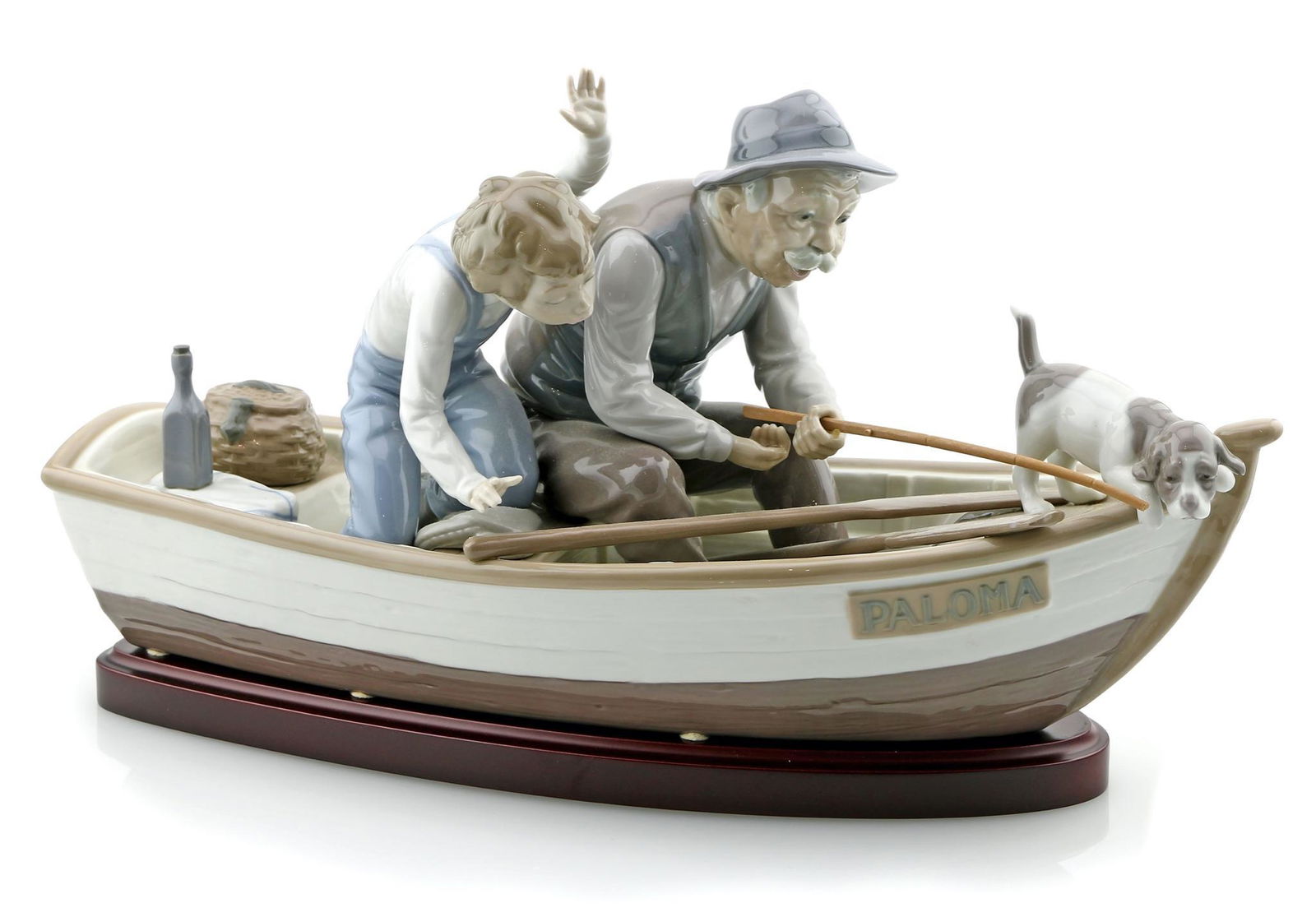 Lladro Fishing with Gramps #5215 with Original Box (1 of 4)