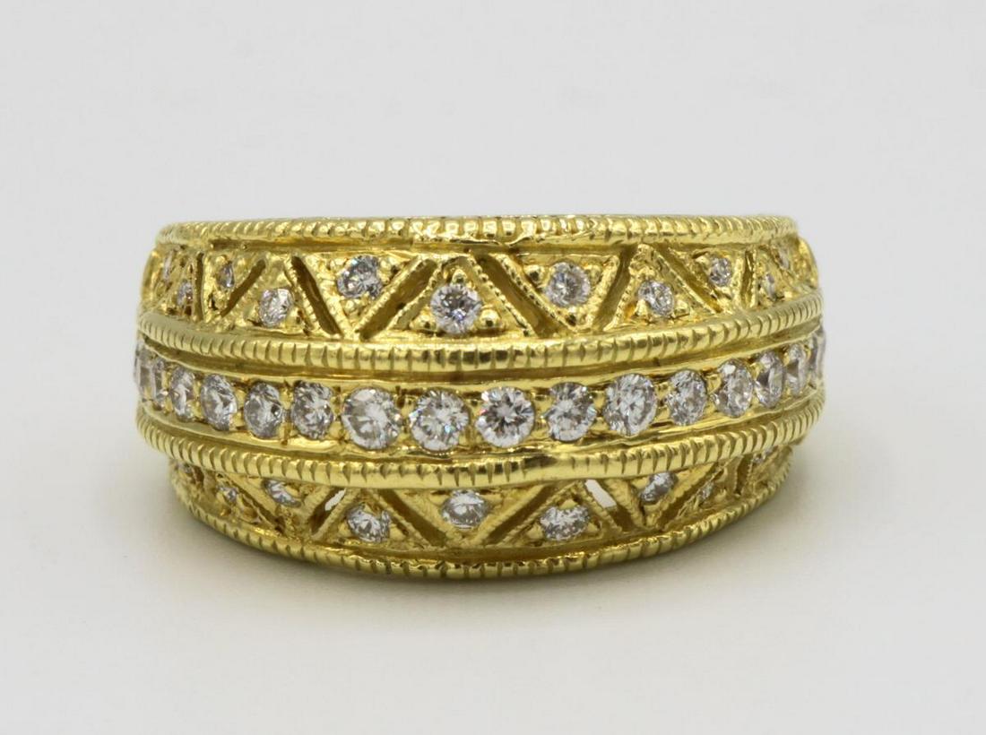 Judith Ripka 18Kt 1.00ct. Diamond Ring (1 of 4)