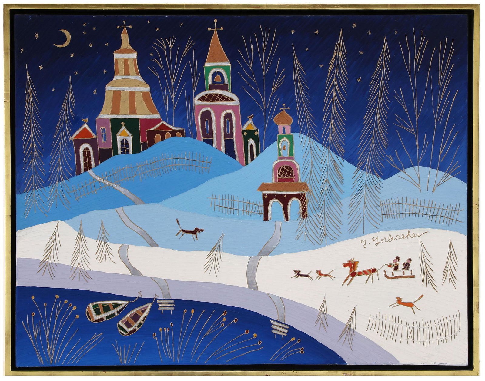 Yuri Gorbachev (RUSSIAN, 1948) Oil on Canvas (1 of 3)