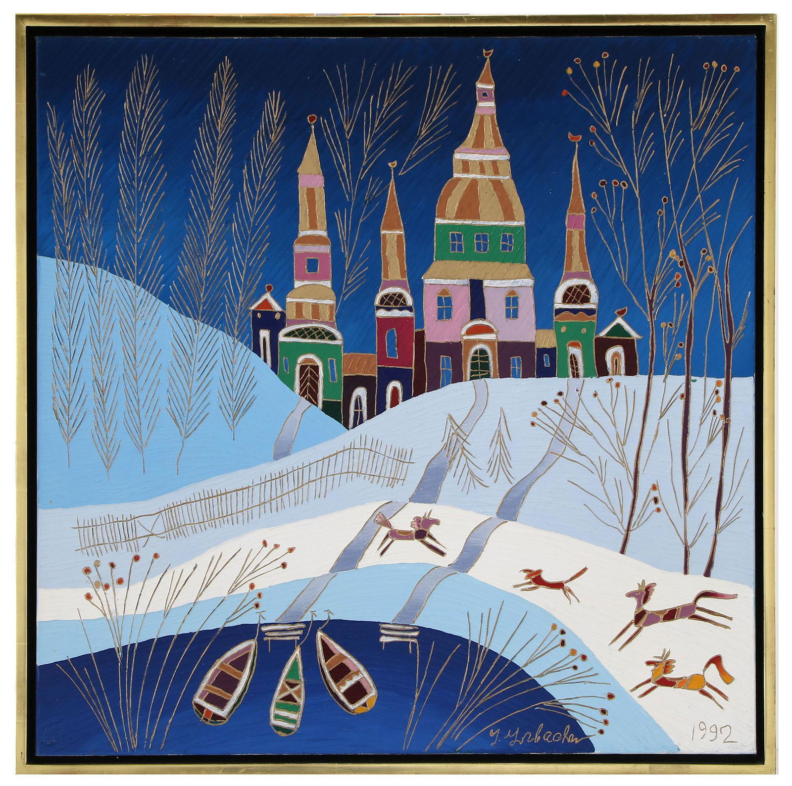 Yuri Gorbachev (RUSSIAN, 1948) Oil on Canvas (1 of 3)