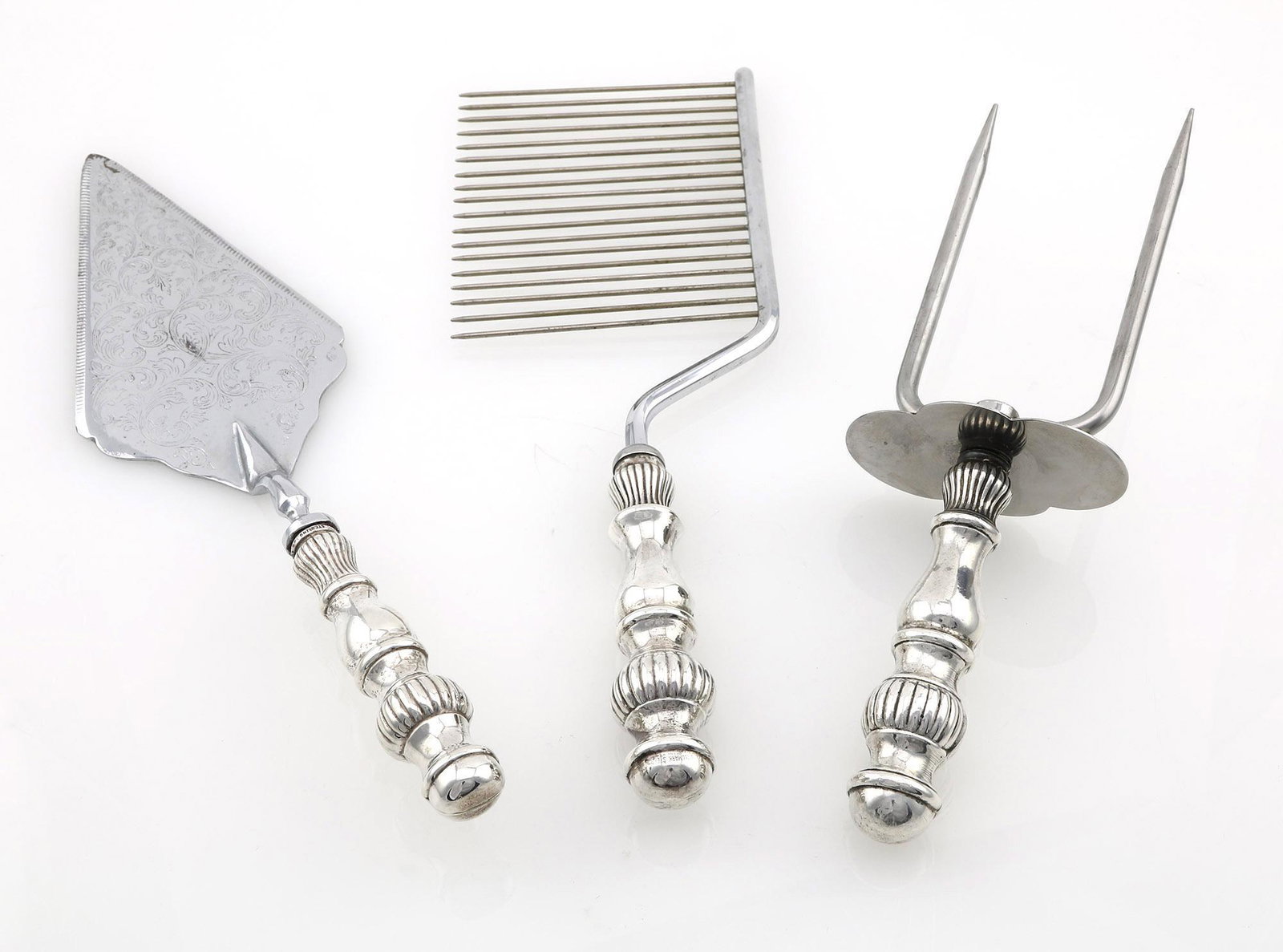 3 Piece Sterling Handled Server Utensils (1 of 3)