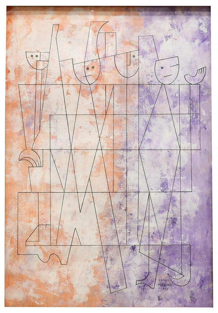 Carlos Merida (Guatemalan, 1895â€“1984) Sin Titulo (1 of 5)