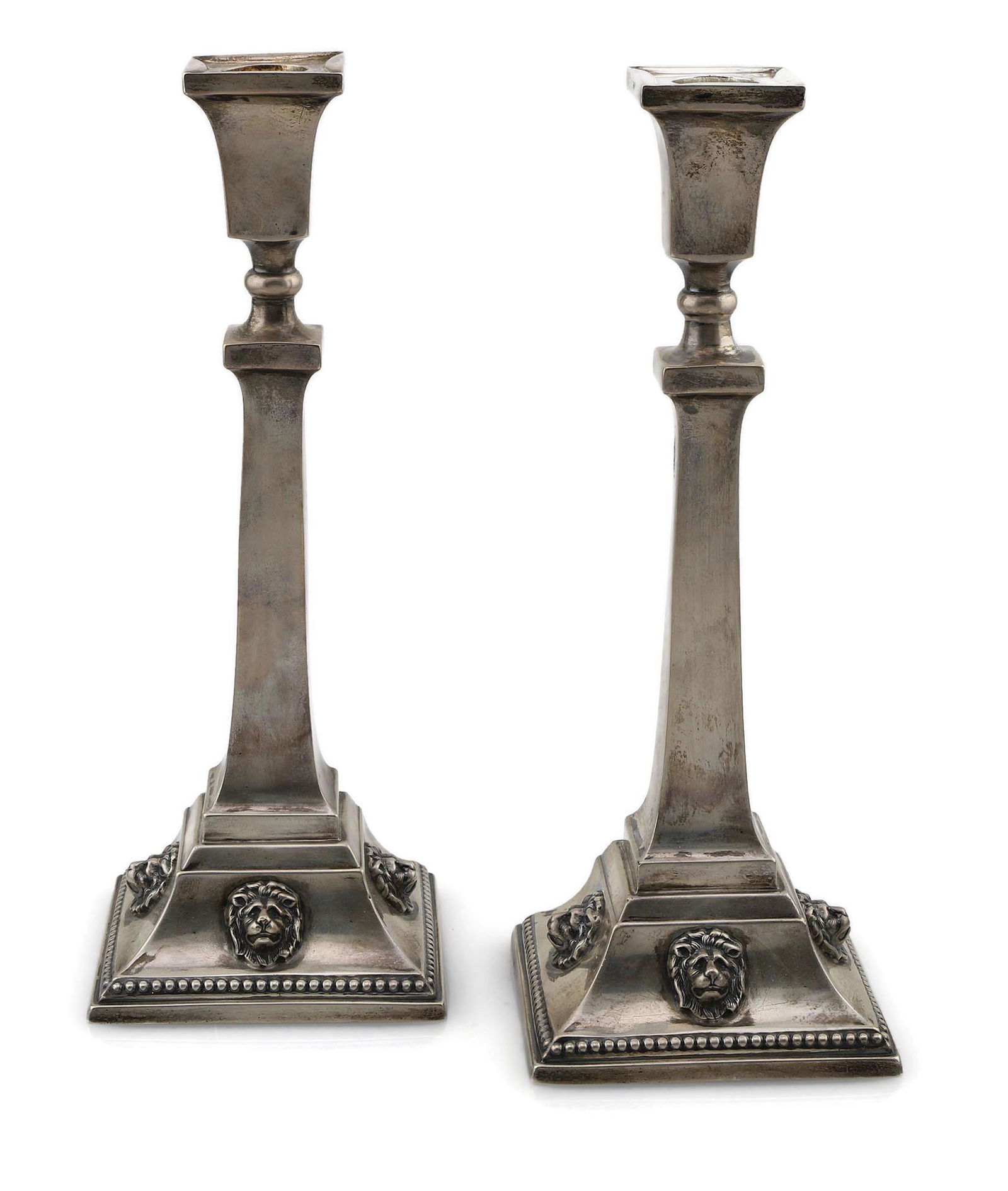 Pair of Sterling Silver Candle Stick Holders (1 of 3)