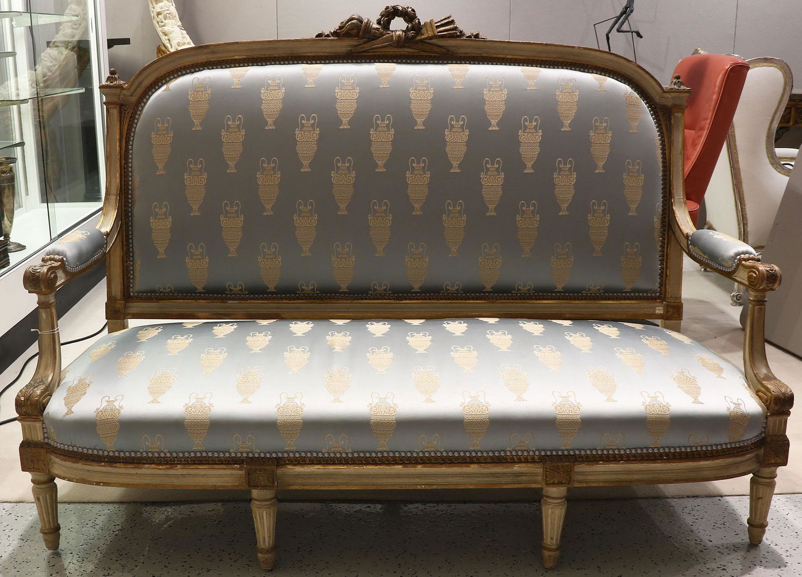Teal Parlour Sofa (1 of 5)