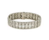 Art Deco Platinum 12ct Diamond Bracelet