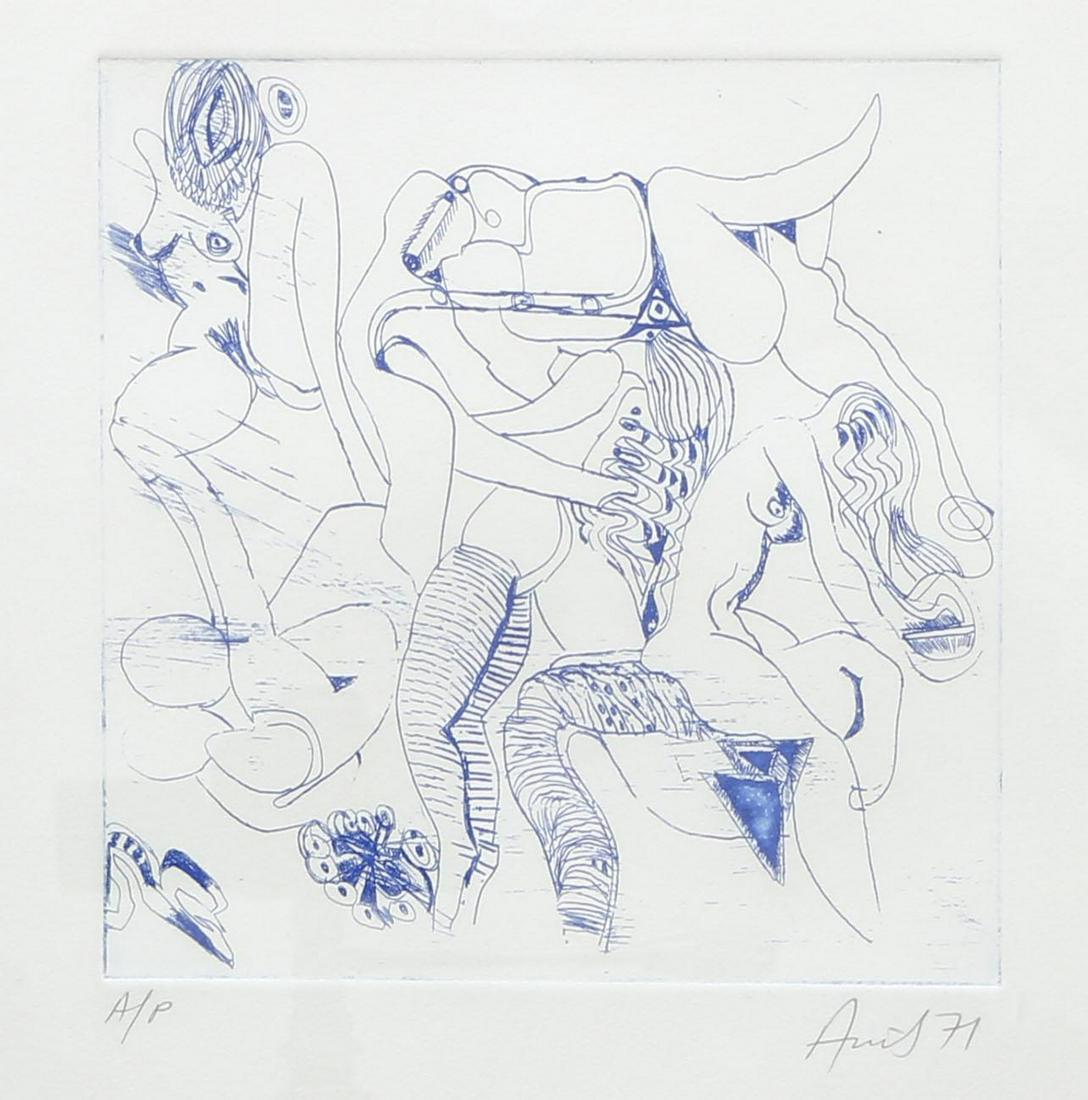 Avinash Chandra (Indian, 1931-1981) Abstract (1 of 4)