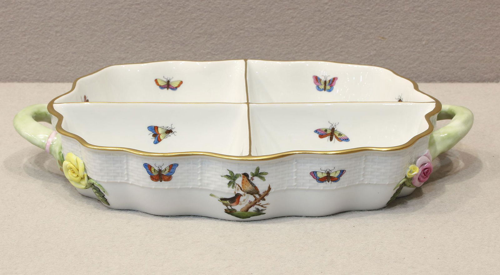 Herend Queen Victoria Divided Relish Tray (1 of 5)