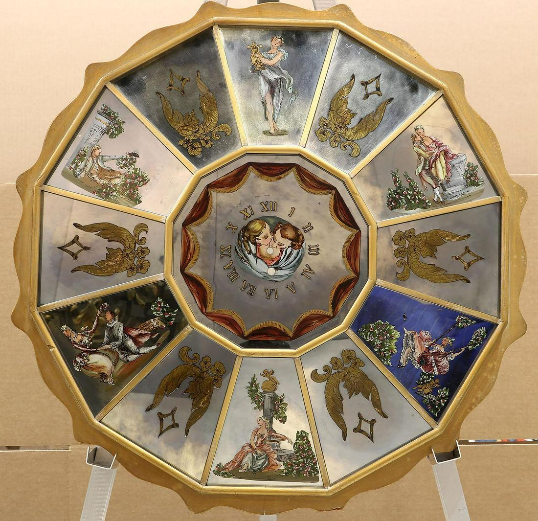 Venetian Style Whimsical Mirrored Wall Plaque (1 of 2)