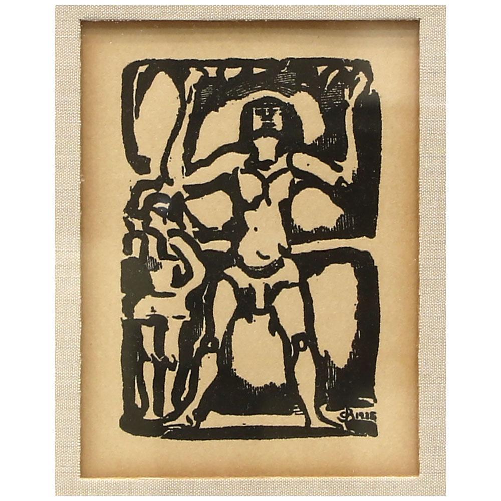 Georges Rouault (French, 1871-1958) Woodcut (1 of 3)