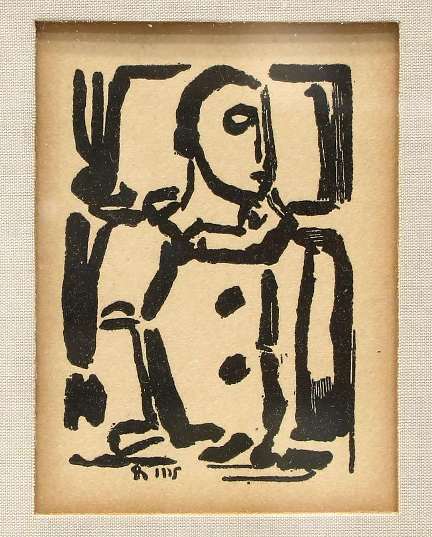 Georges Rouault (French, 1871-1958) Woodcut (1 of 3)