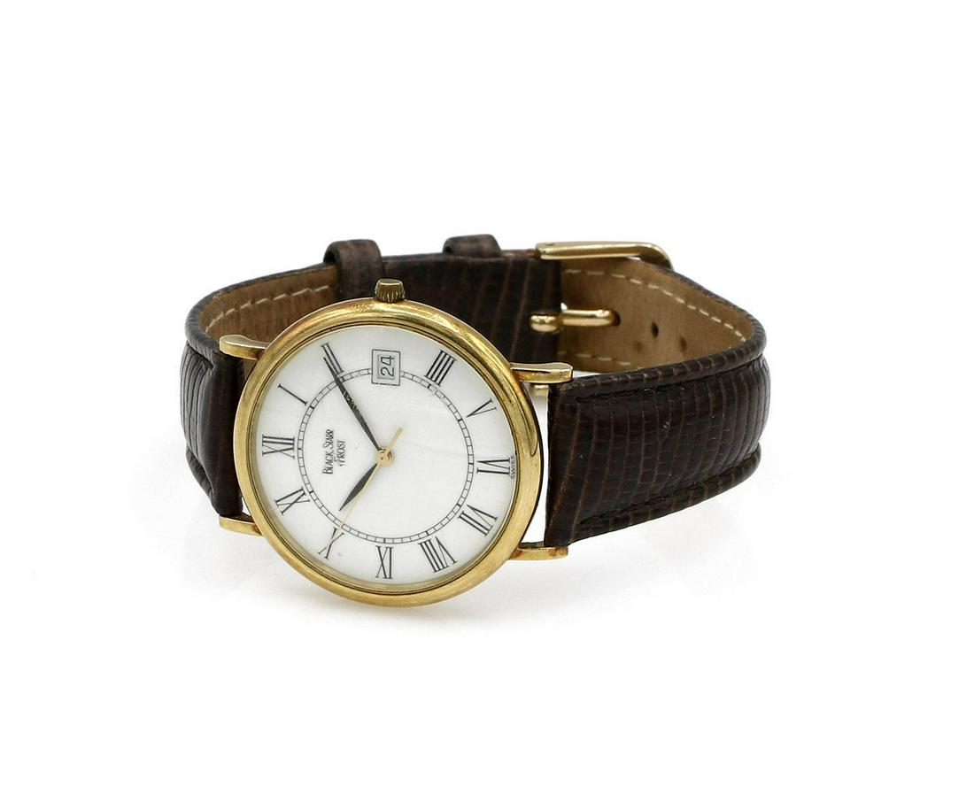 14K YG Black Starr & Frost Quartz Watch (1 of 3)
