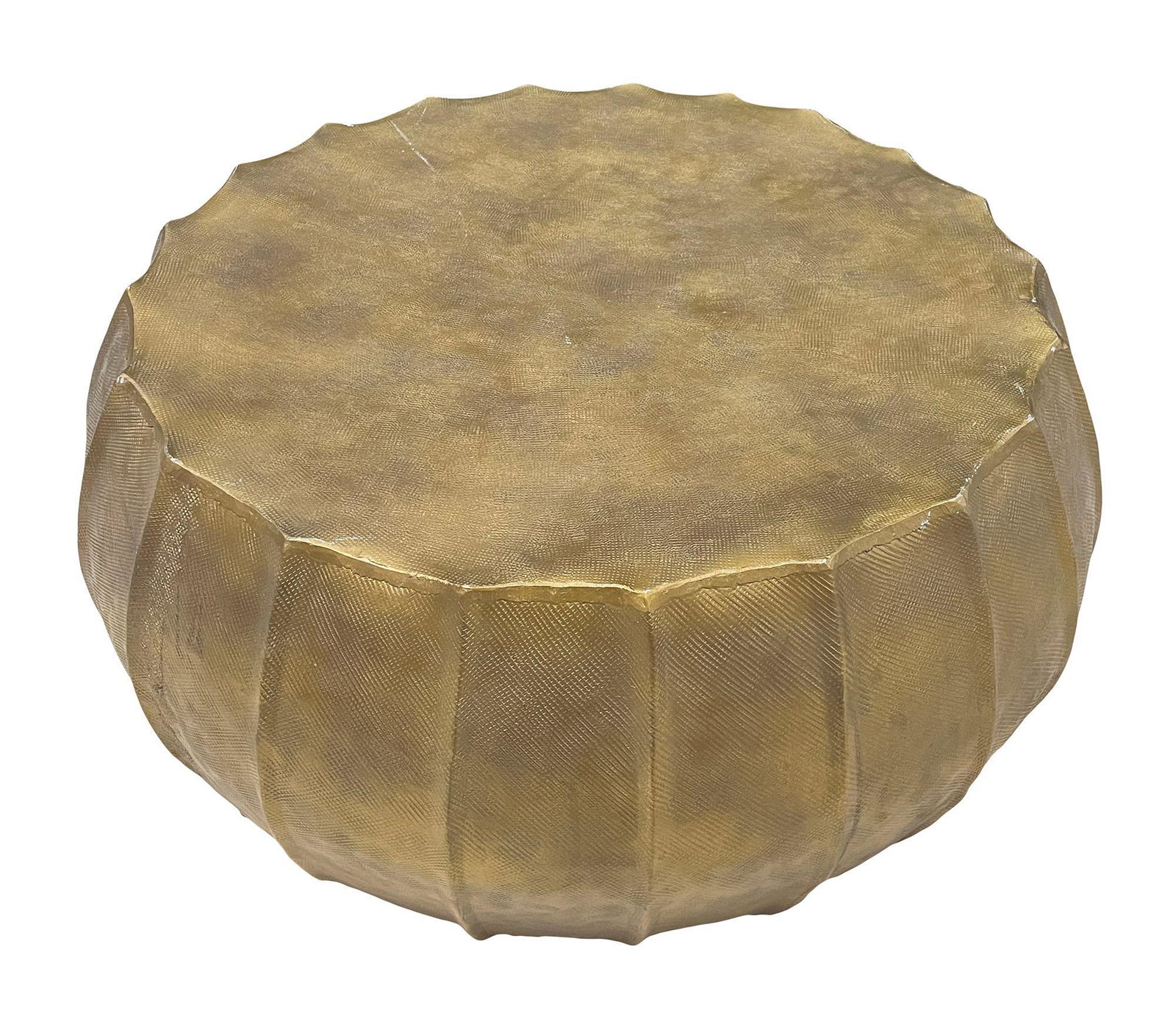 Round Aluminum Coffee Table (1 of 4)