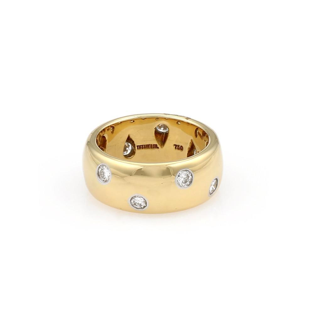 Tiffany & Co 18K Yellow Gold Diamond Etoile Band (1 of 3)