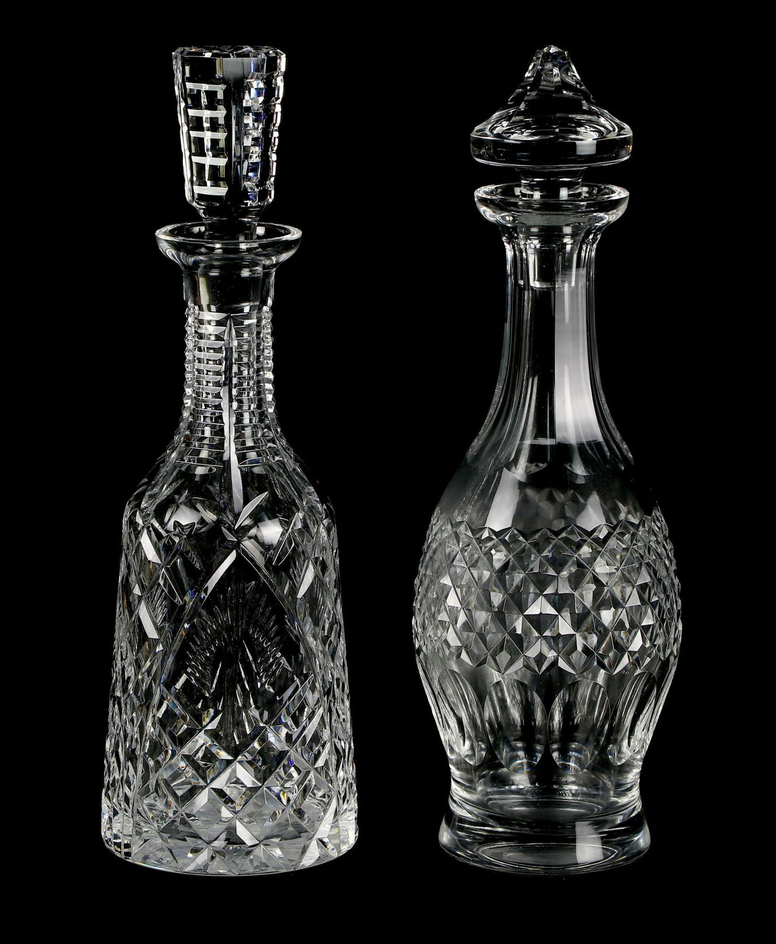 Pair of Cut Crystal Decanters (1 of 3)