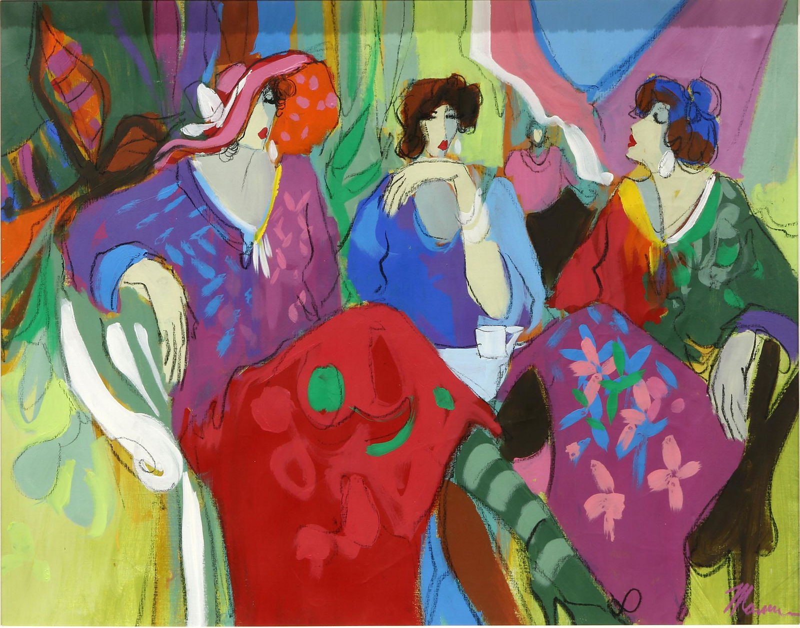 Isaac Maimon (FRENCH/ISRAELI, 1951) Original Acrylic (1 of 4)