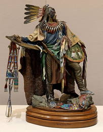 Dave McGary (American, 1958-2013) Bounty of Gray Hawk