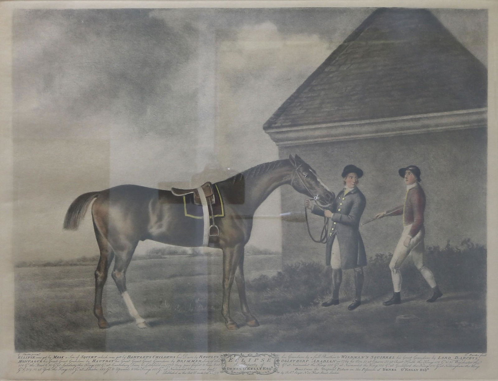 George Stubbs (English, 1724-1806) Eclipse Etching (1 of 4)