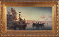 Hermann David Solomon Corrodi (italian 1844-1905) Oil on Canvas