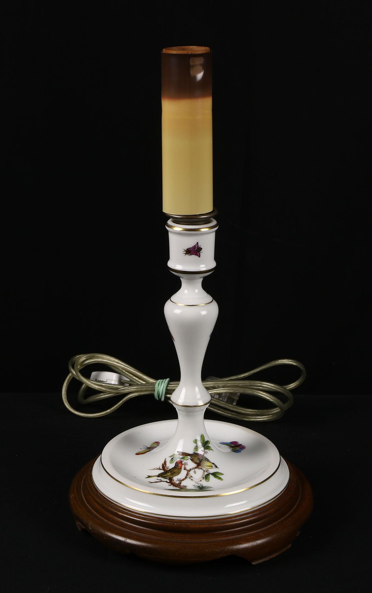 Herend Rothchild Bird Porcelain Lamp (1 of 3)