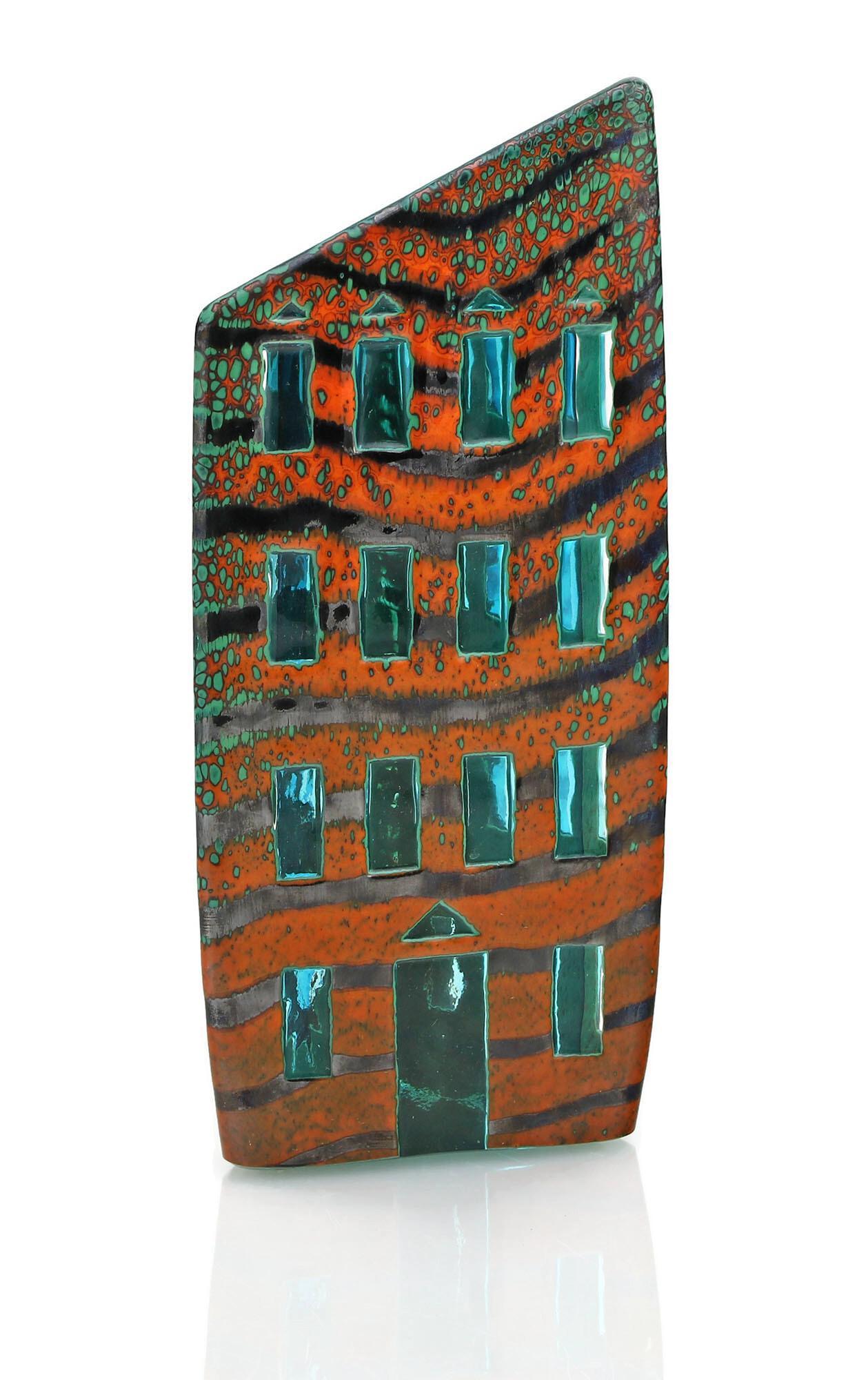 Jose Chardiet (Cuban, b. 1956) Art Glass Building (1 of 5)
