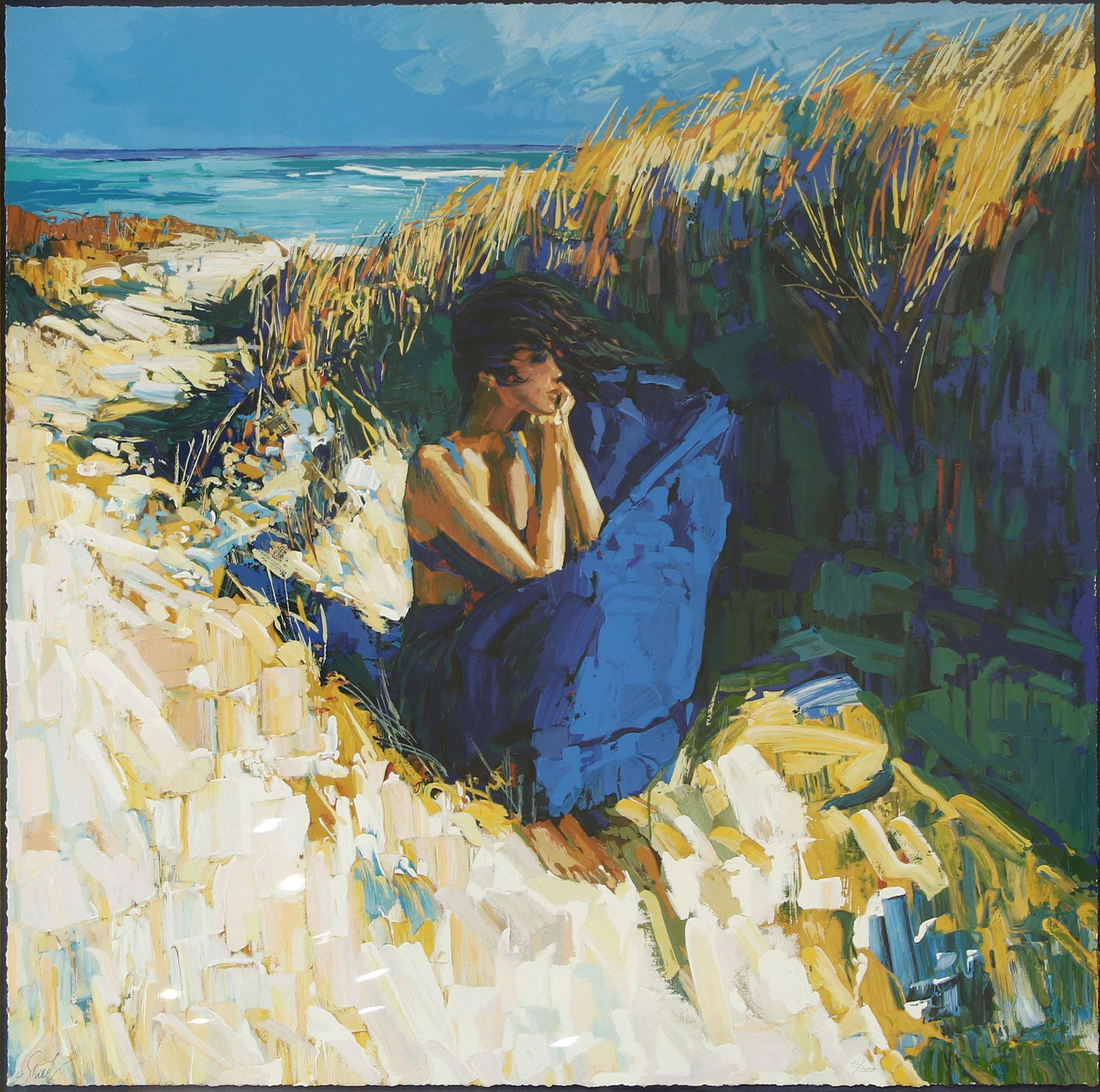 Nicola Simbari (Italian 1927-2012) Original Serigraph (1 of 6)