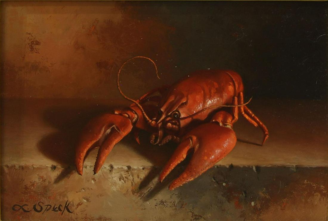 Loran Speck (American 1943-2011) Oil on Board (1 of 5)