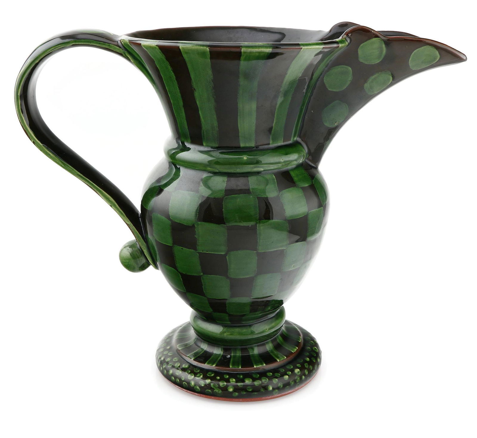 Mackenzie Childs Wittika Pickle Water Pitcher (1 of 4)
