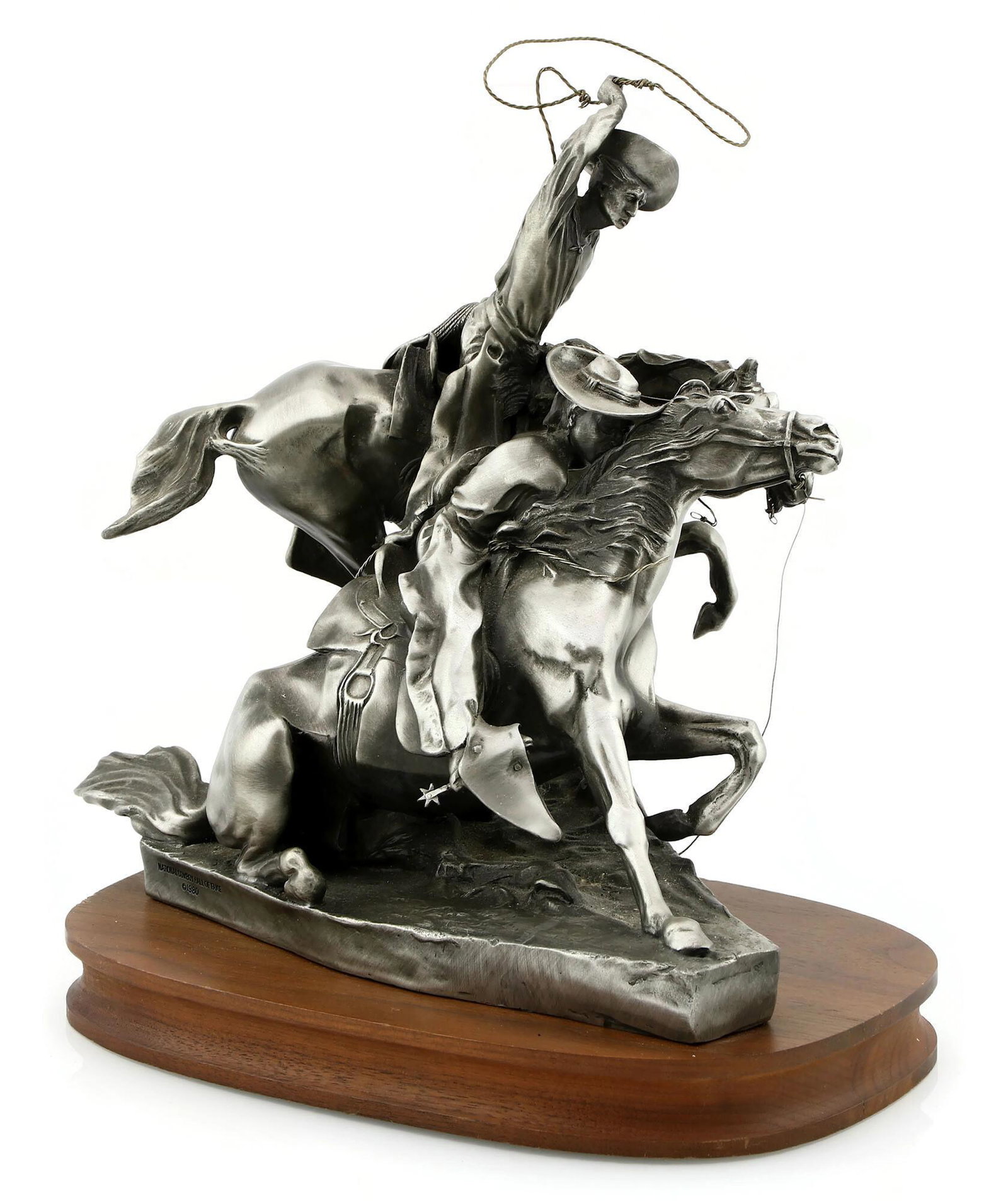 After Solon Borglum Lassoing Wild Horses (1 of 3)